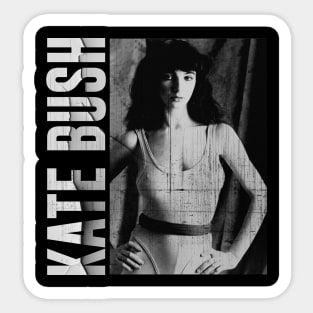 Kate Bush // Vintage Distressed Sticker